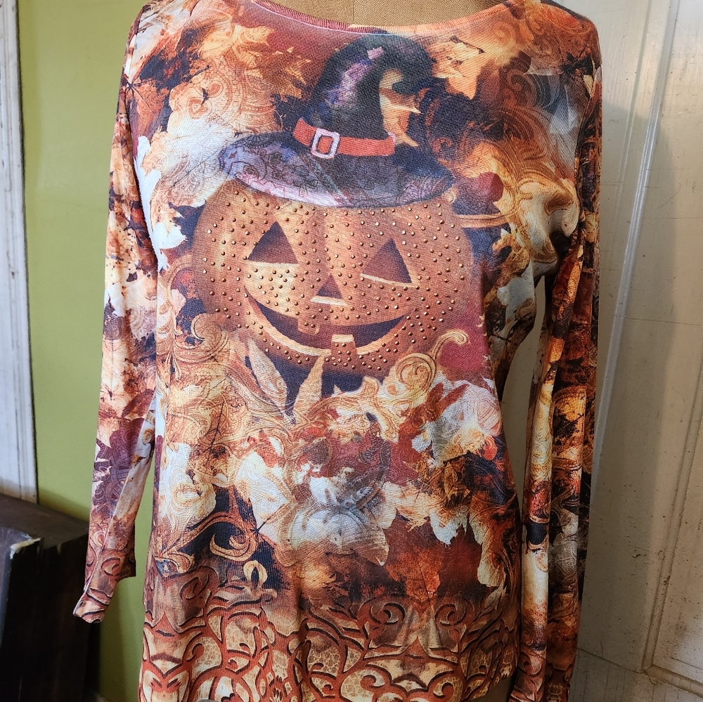 Women's Knit Halloween Top
